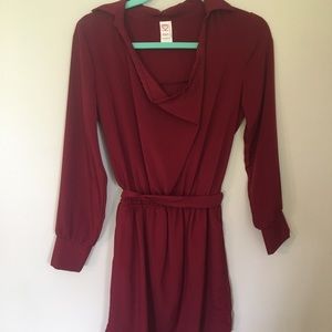 Maroon Dress